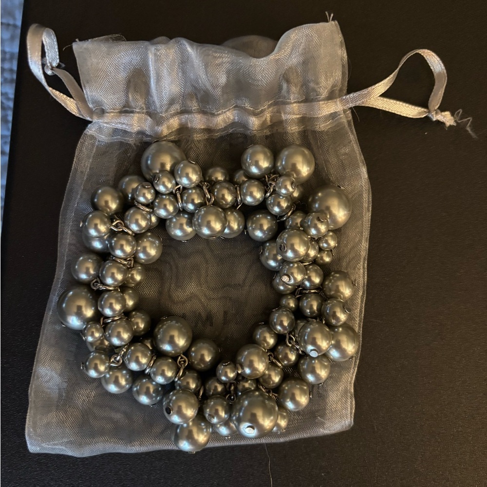 The Limited Silver Beaded Bracelet